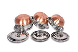 3 Piece Copper Bottom Handi